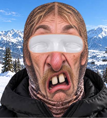 Custom Funny Face Gifts for Ski Lovers - Personalized Ski Mask
