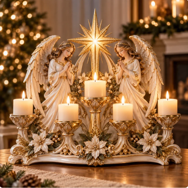 🕯️ Light Of His Presence — Sacred Christian Candleholder ✝️🤍