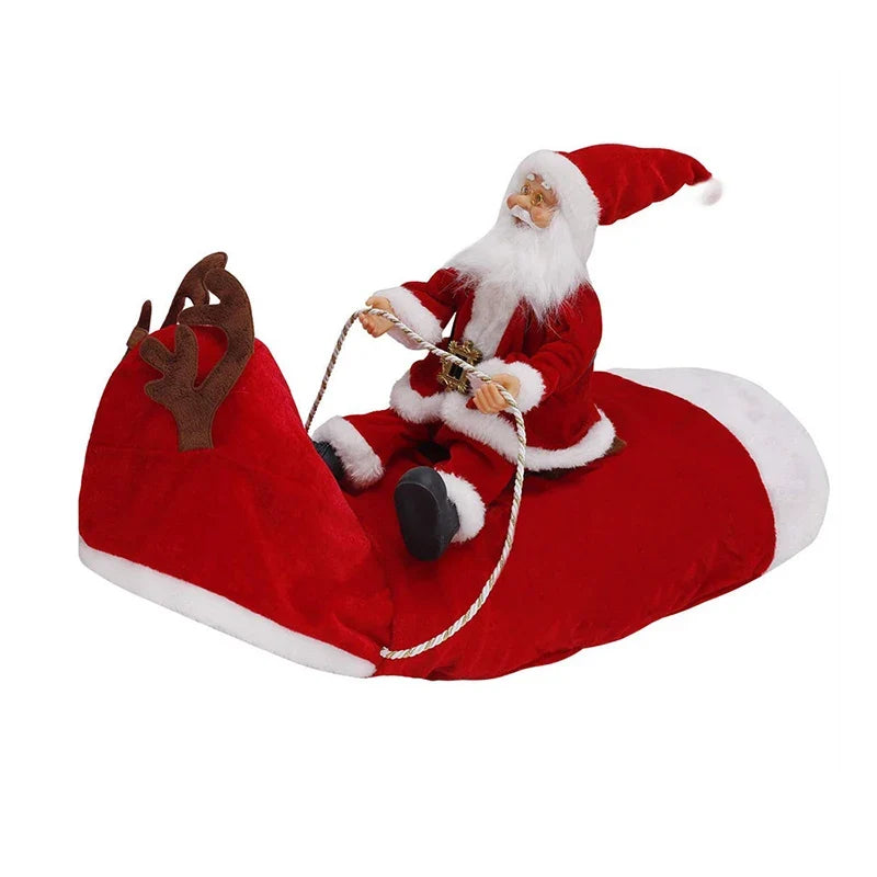 Christmas dog costume holiday scene