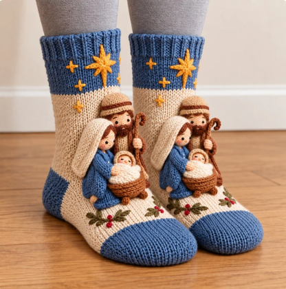 🎄Last Day 50% OFF-3D Nativity Christmas Socks