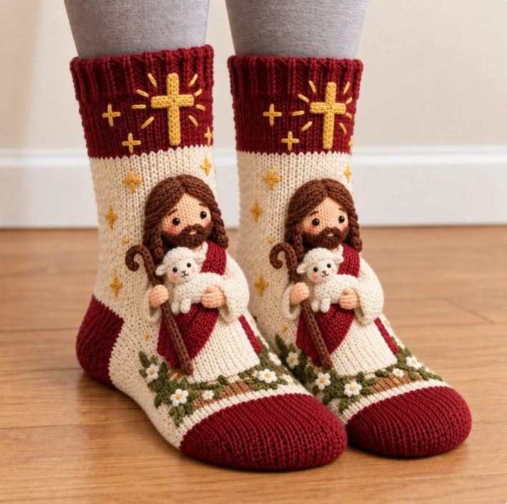 🎄Last Day 50% OFF-3D Nativity Christmas Socks