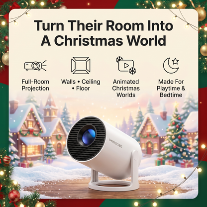 Christmas Projector - Turn the room into a Christmas world
