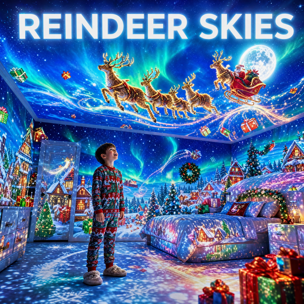 Christmas Projector - Turn the room into a Christmas world