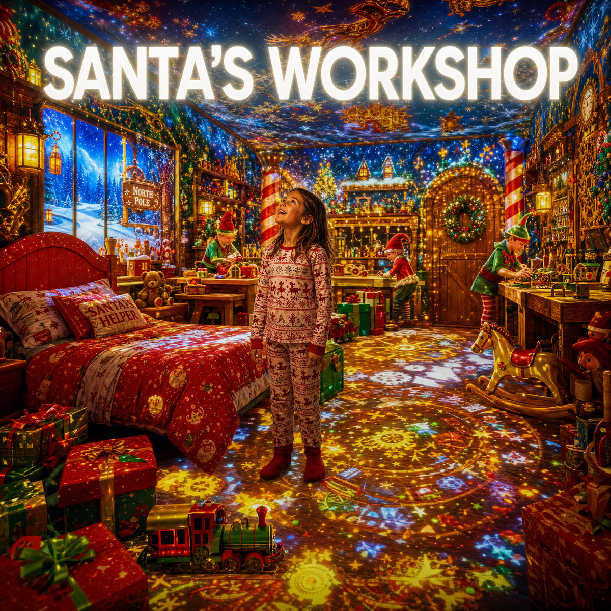 Christmas Projector - Turn the room into a Christmas world