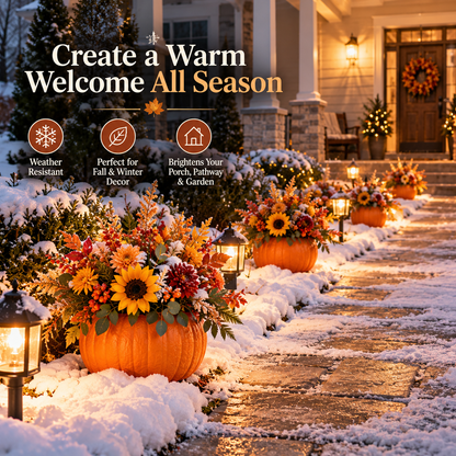 Harvest Bloom Pumpkin™ – 2-in-1 DIY Flower Vase & Fall Centerpiece