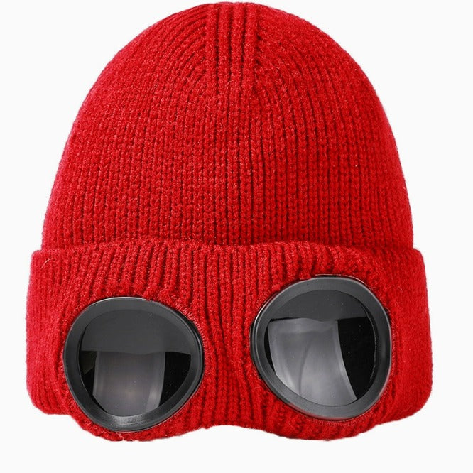 Red Boggle winter beanie