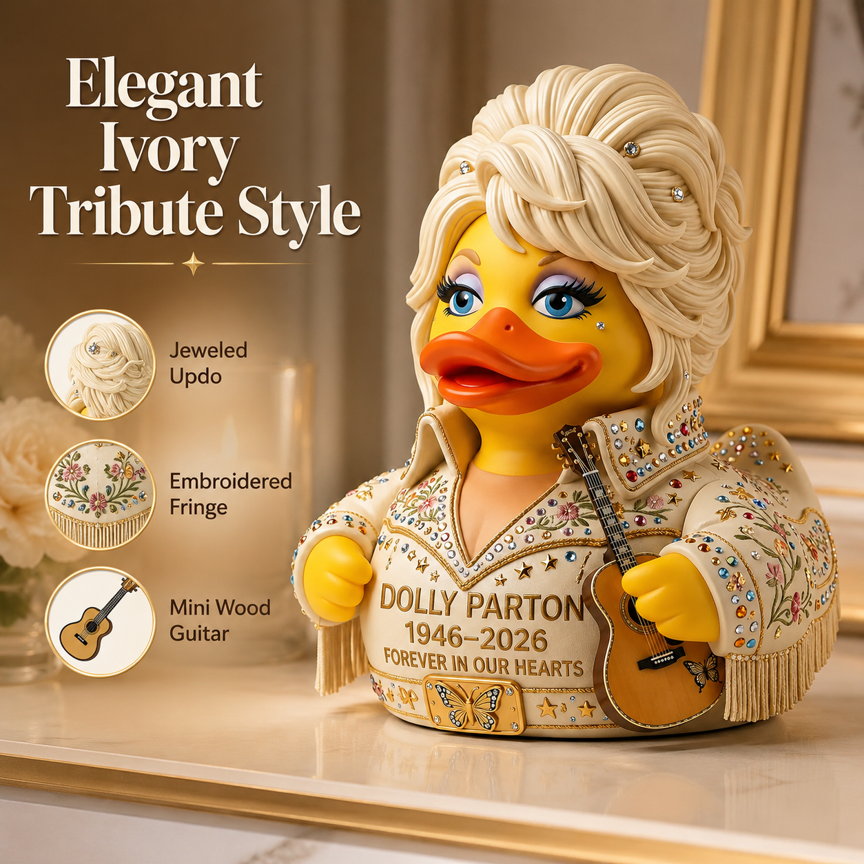 🔥Halloween Sale 49% OFF! Parton Memorial Duck