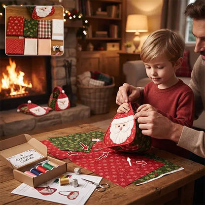🎄 MerryStitch™ – DIY Quilted Christmas Handbag Kit