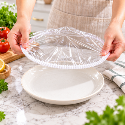 🍽️✨ Clear Food Wrap for Bowls & Plates