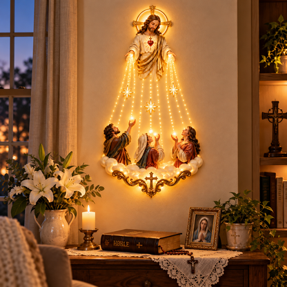 ✝️✨Light of Hope™ Sacred Heart Jesus Wall Light