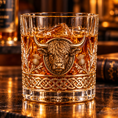 🔥 LAST DAY 50% OFF 🔥 Highland Spirit™ — Highland Cow Whiskey Decanter