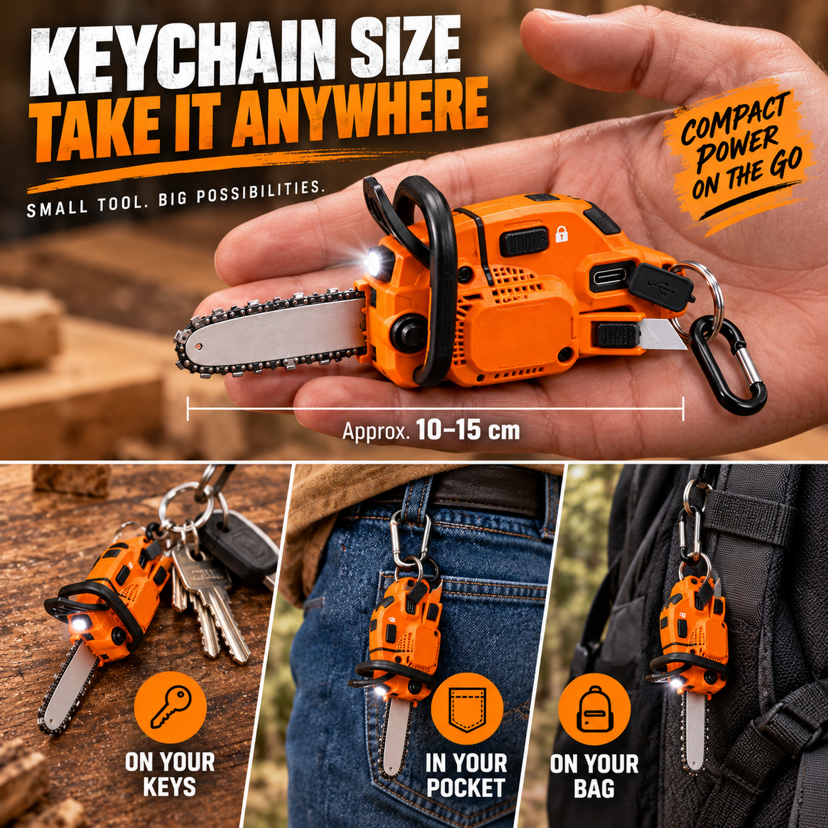 ✨ Everyday Utility Keychain Tool