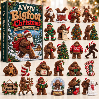 🎄 LIMITED-TIME 50% OFF | A Very Bigfoot Christmas™ Advent Calendar 2026 – 24 Days of Festive Sasquatch Surprises