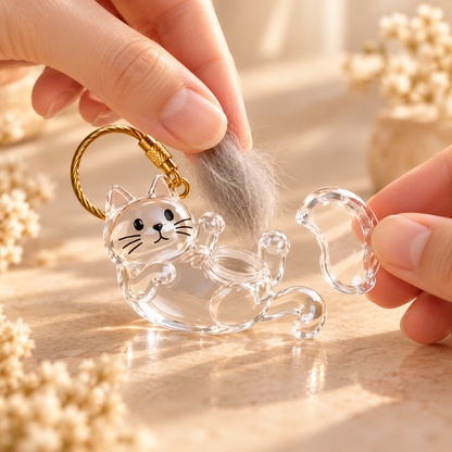Fur-Ever With Me™ – Cat Fur Keepsake Keychain