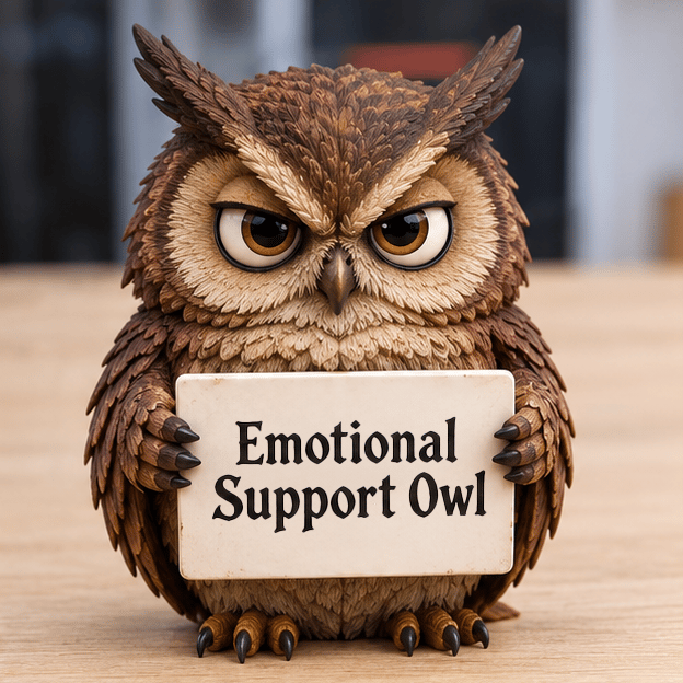 🔥LAST DAY 50% OFF - ✨Cute Grumpy Emotional Support Animal Figures, Mini Tabletop Companion Ornament, Unique Humor‑Filled Gift for Animal Lovers | Collectible Desk Decor