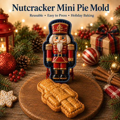 ⏳ 69% OFF – 🎄16pcs-Design Christmas Mini Pie Mold Collection | Reusable Embossed Molds for Shaping Detailed Santa, Snowman, Reindeer, Tree & Holiday Pies 🥧✨