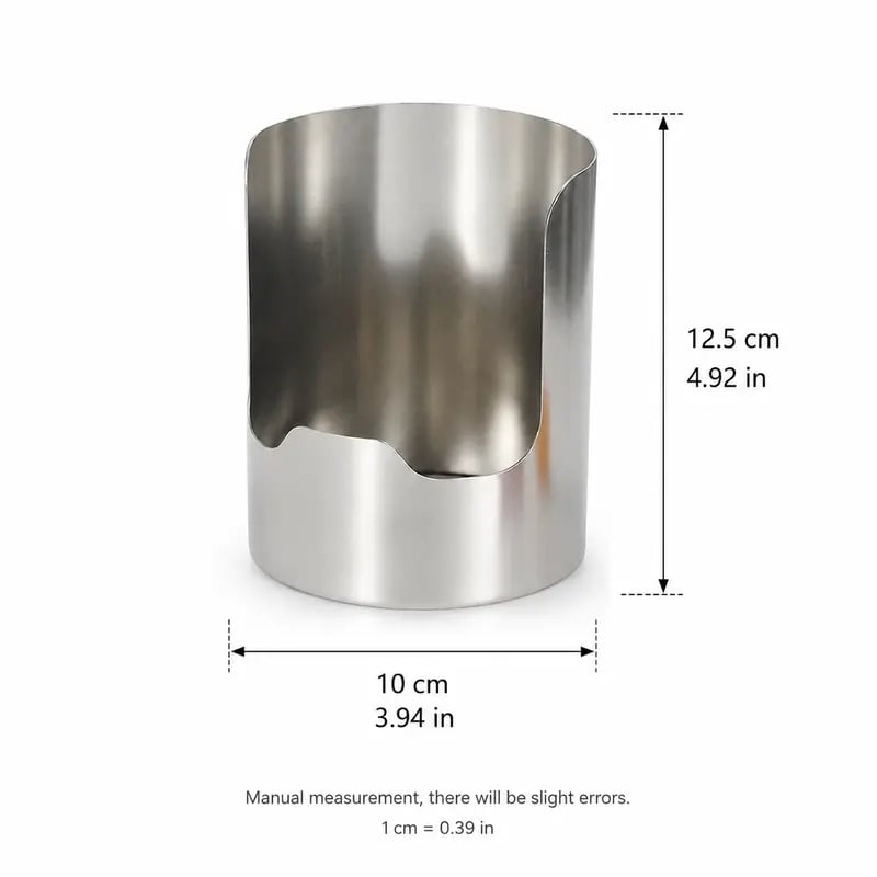 Stainless utensil organizer dimensions