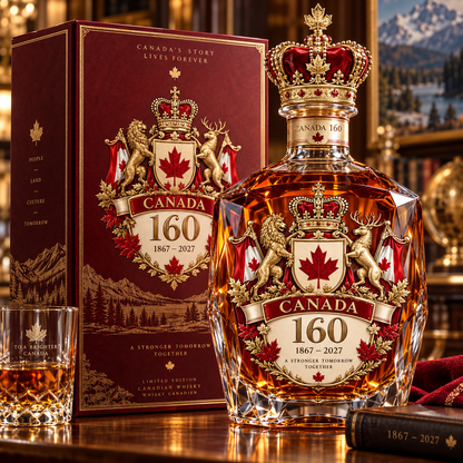 🔥 LIMITED-TIME 50% OFF | 🍁🇨🇦 Canada 160 Collector Decanter™ – 1867–2027 Heritage Tribute & Patriotic Keepsake ✨
