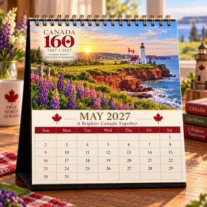 🍁🇨🇦 2027 Canadian Scenic Calendar – 12 Months of Beautiful Coast-to-Coast Views
