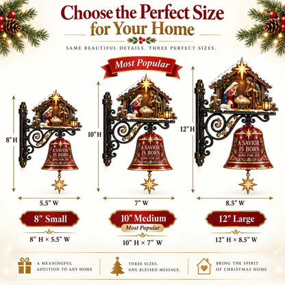 ✨ Jesus Nativity Christmas Door Bell - Welcome Christmas With The Story Of Jesus✨