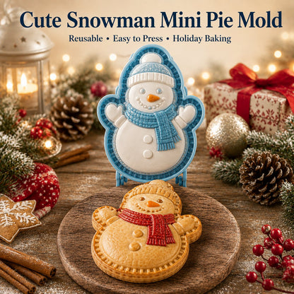 ⏳ 69% OFF – 🎄16pcs-Design Christmas Mini Pie Mold Collection | Reusable Embossed Molds for Shaping Detailed Santa, Snowman, Reindeer, Tree & Holiday Pies 🥧✨