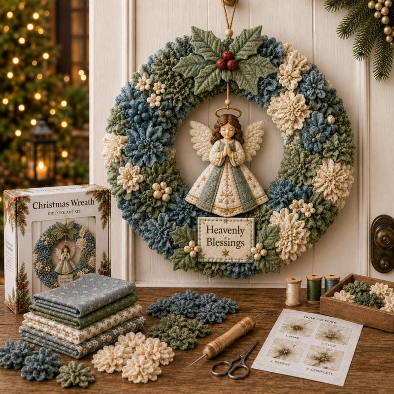 👼 Heavenly Blessings Angel / Finished size: 11.81in, excluding color box packaging.