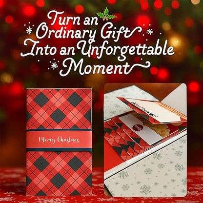 🎄 50K+ SOLD! 🎁✨ Christmas Gift Card Holder Book – Handmade Holiday Surprise, Festive Design & Heartfelt Gifting Magic 🎅