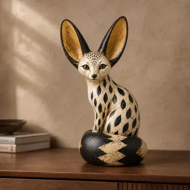 🔥Vintage Fennec Fox Sculpture