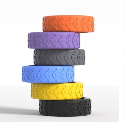 Suitcase wheel protector travel use