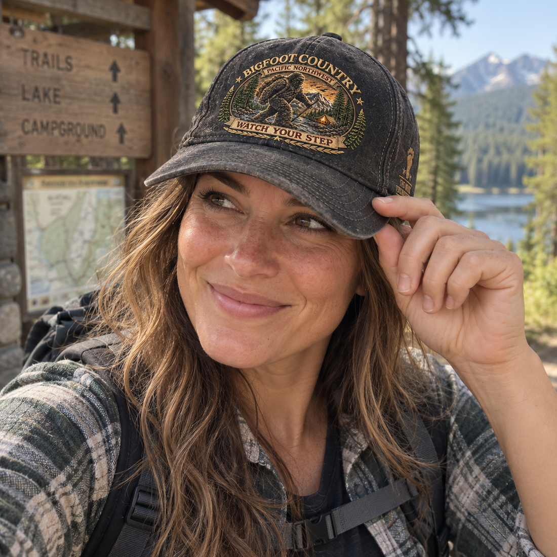 Bigfoot Country cap outdoor lifestyle