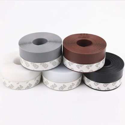 🔥16.4Ft Door Weather Stripping | Adhesive Draft Stopper Seal Strip for Doors, Windows & Shower Doors