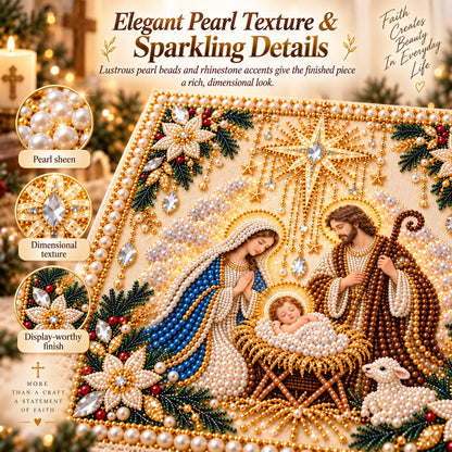 🙏✝️DIY Christian Pearl Artwork Kit✈️ Buy 3+ Get Free Shipping