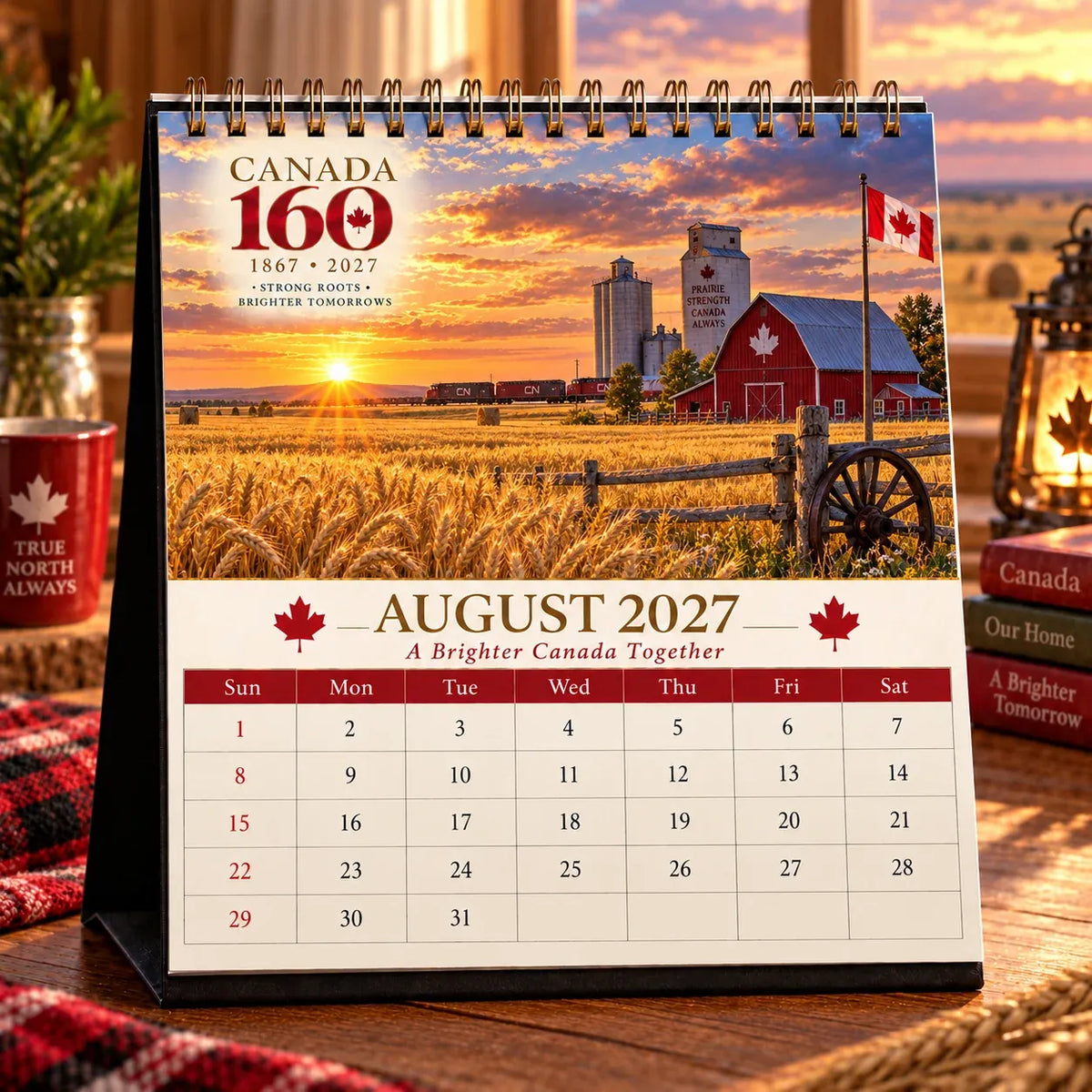 🍁🇨🇦 2027 Canadian Scenic Calendar – 12 Months of Beautiful Coast-to-Coast Views