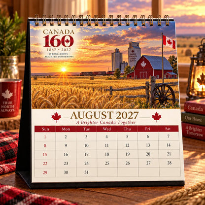 🍁🇨🇦 2027 Canadian Scenic Calendar – 12 Months of Beautiful Coast-to-Coast Views