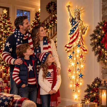🇺🇸 Limited-Time Sale | Liberty 250 Starfall Wall Glow – Celebrate 250 Years of American Pride with a Lighted Keepsake 🗽✨