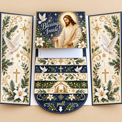⏰LAST DAY 49% OFF - 2026 New🎅🎁 Waterfall Christmas Gift Card Booklet 💳✨