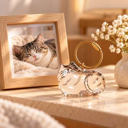 Fur-Ever With Me™ – Cat Fur Keepsake Keychain