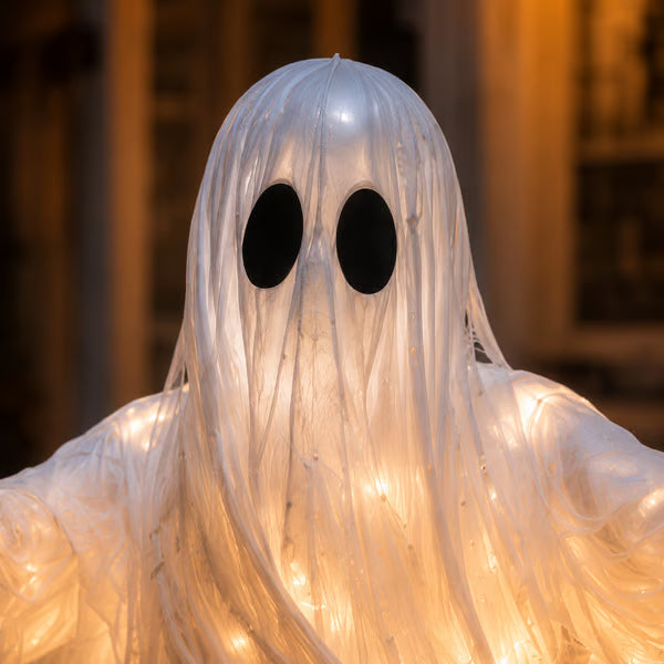 Halloween ghost porch decoration