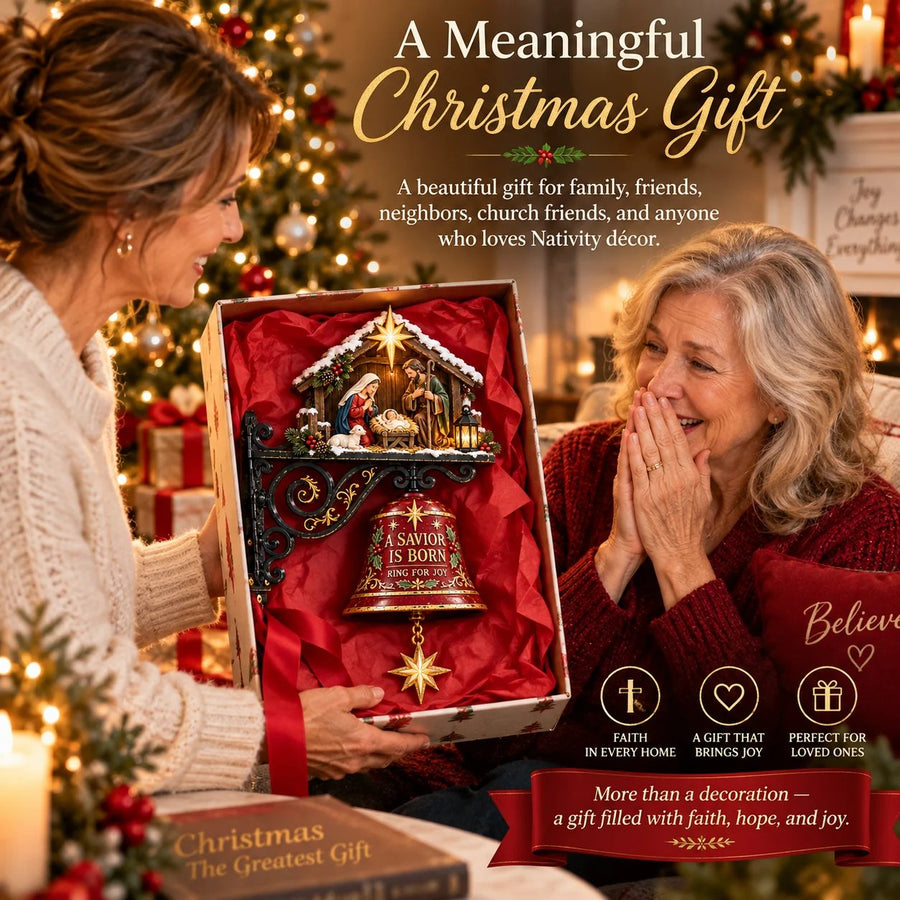 Jesus Nativity Christmas Bell gift