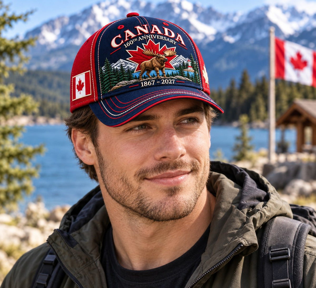 Canada 160th Anniversary 1867 2027 embroidered cap