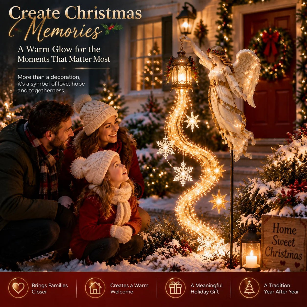 🔥Buy 2 Get 20% OFF🔥Guardian Angel Christmas Pathway Light