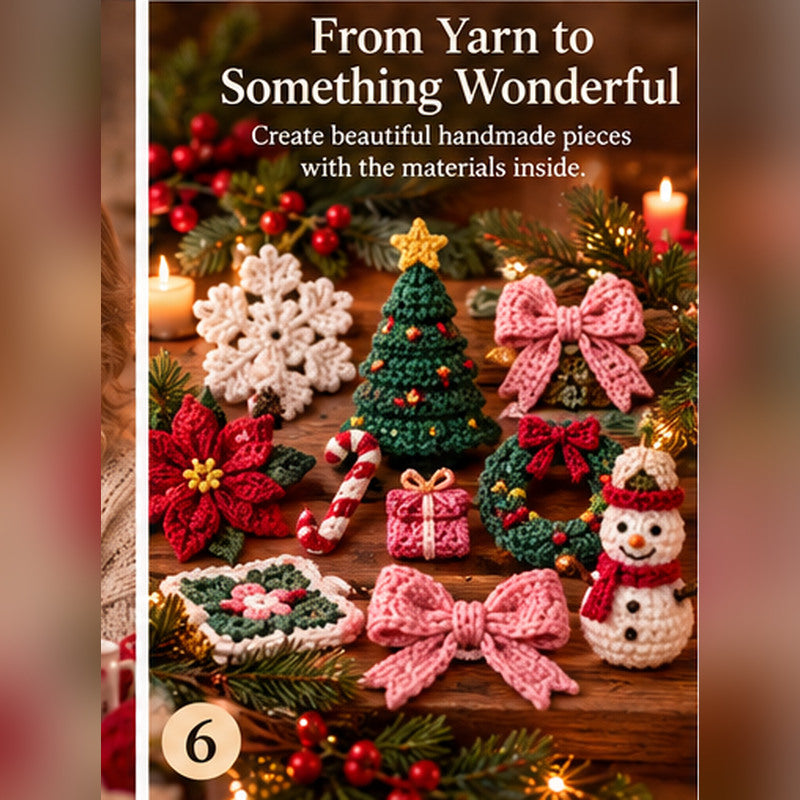 🎄 CozyStitch Christmas Countdown™ – 24 Days of Yarn & Crochet Surprises | Holiday Craft Gift for Crochet Lovers 🧶