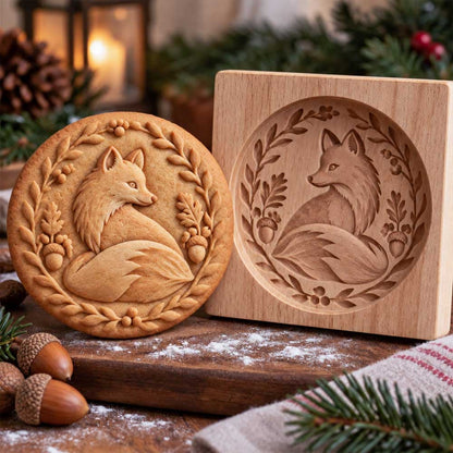 🦊 Forest Friends™ – Woodland Animal Cookie Mold Set