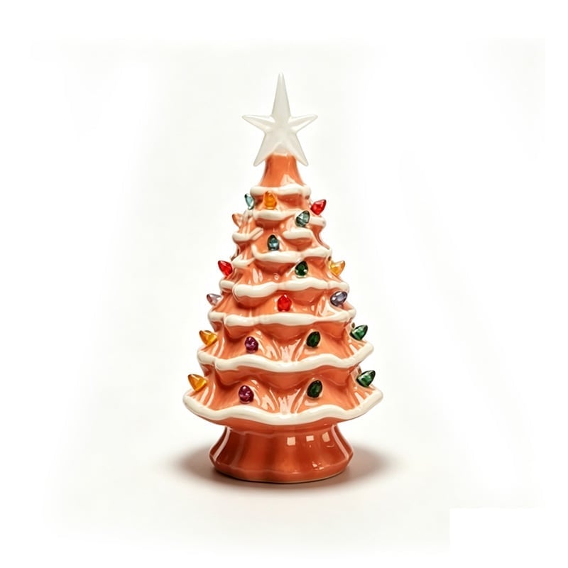 Mini Resin Nostalgic Christmas Tree Lamp