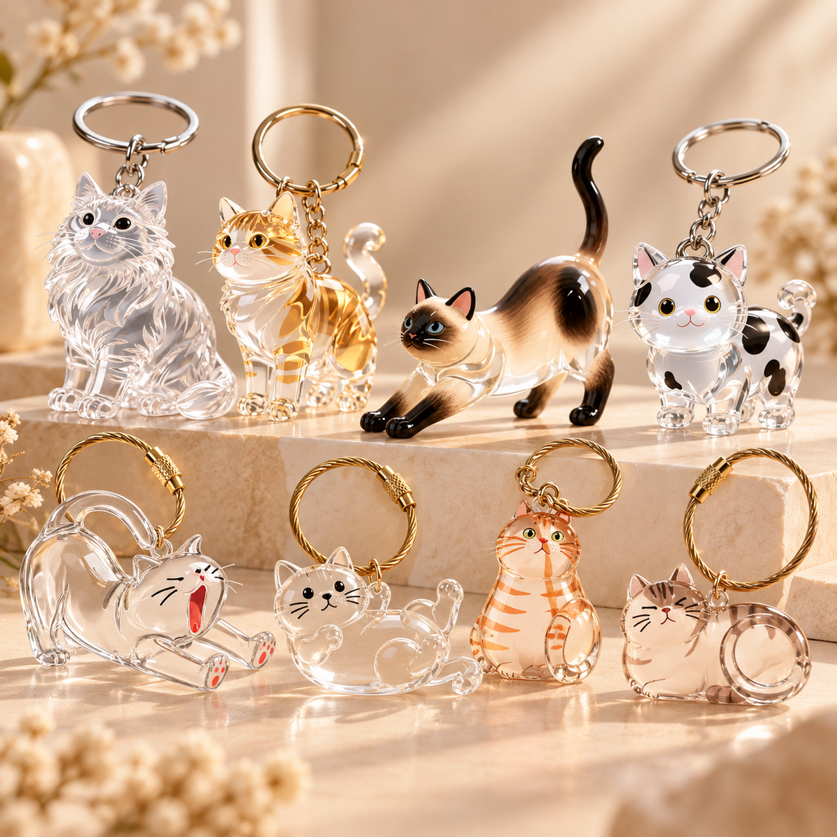 Fur-Ever With Me™ – Cat Fur Keepsake Keychain
