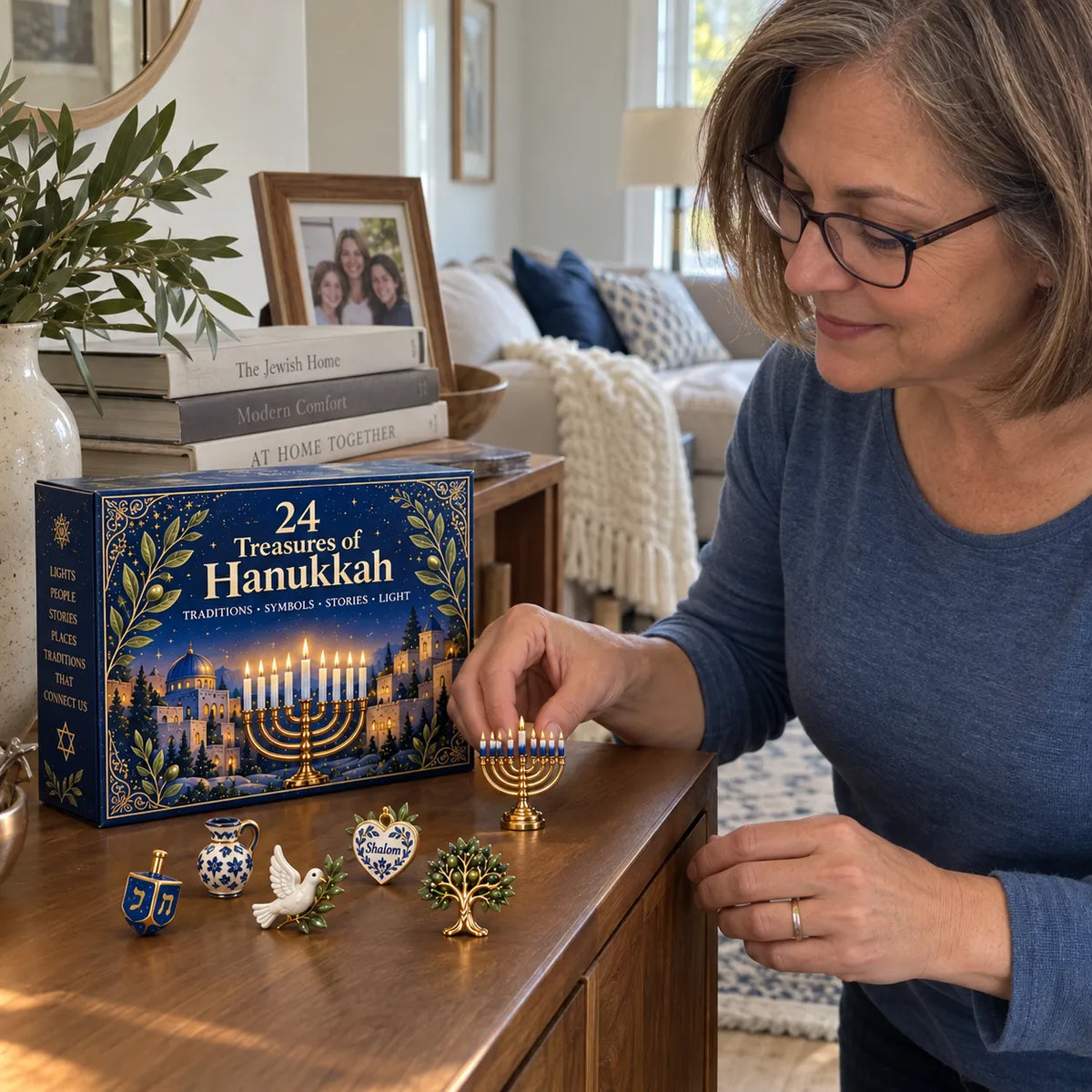🕎 24 Treasures of Hanukkah | 24 Unique Symbols, Keepsakes & Daily Surprises Inspired by Light, Faith & Tradition ✨
