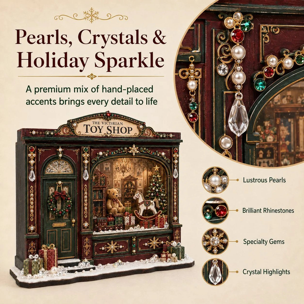 Victorian Toy Shop DIY Craft Kit – Christmas Miniature Decor