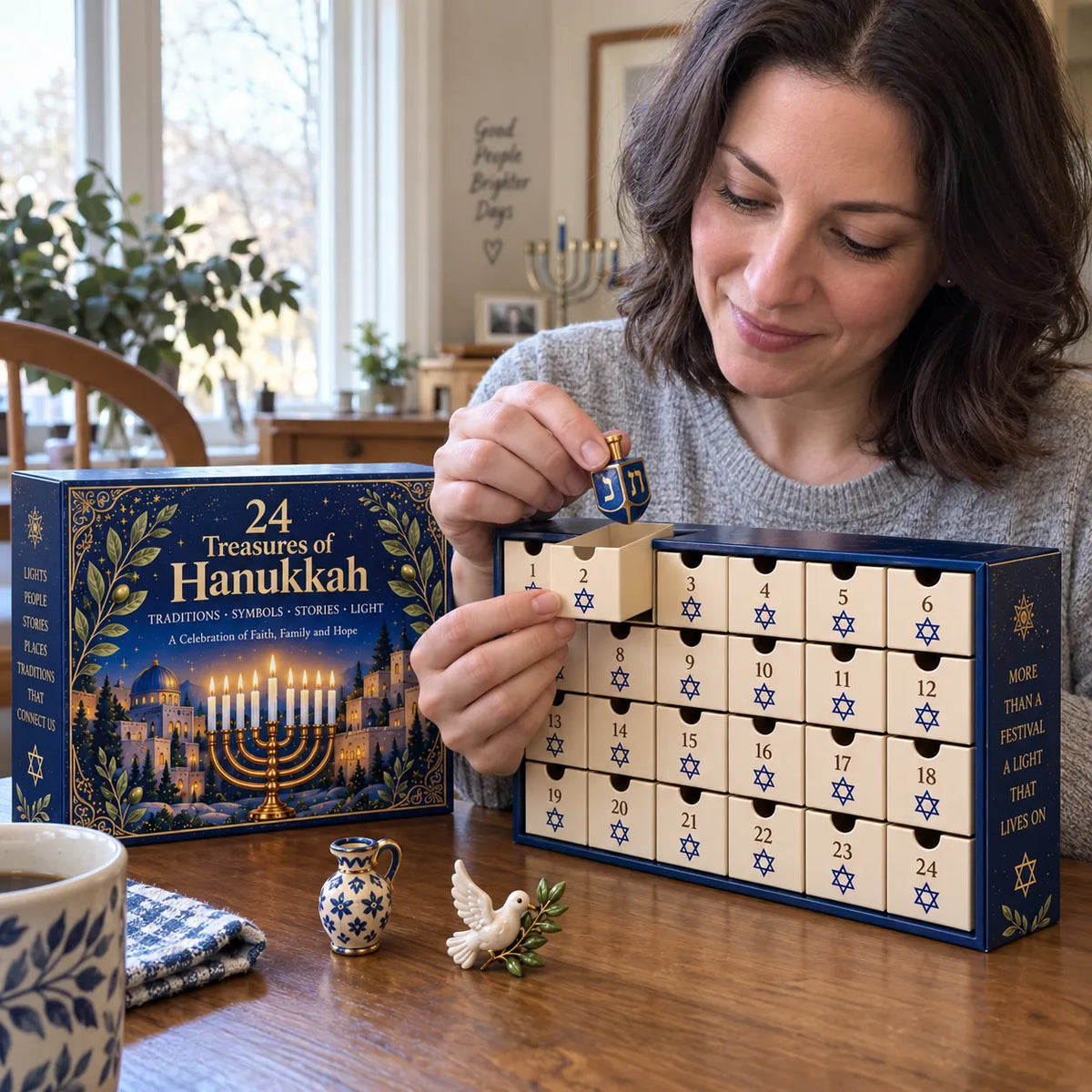🕎 24 Treasures of Hanukkah | 24 Unique Symbols, Keepsakes & Daily Surprises Inspired by Light, Faith & Tradition ✨