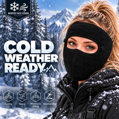 ❄️ Limited-Time Winter Sale | Fleece-Lined Winter Face Mask with Detachable Goggles – Cozy Warmth & Wind Protection for Cold Days