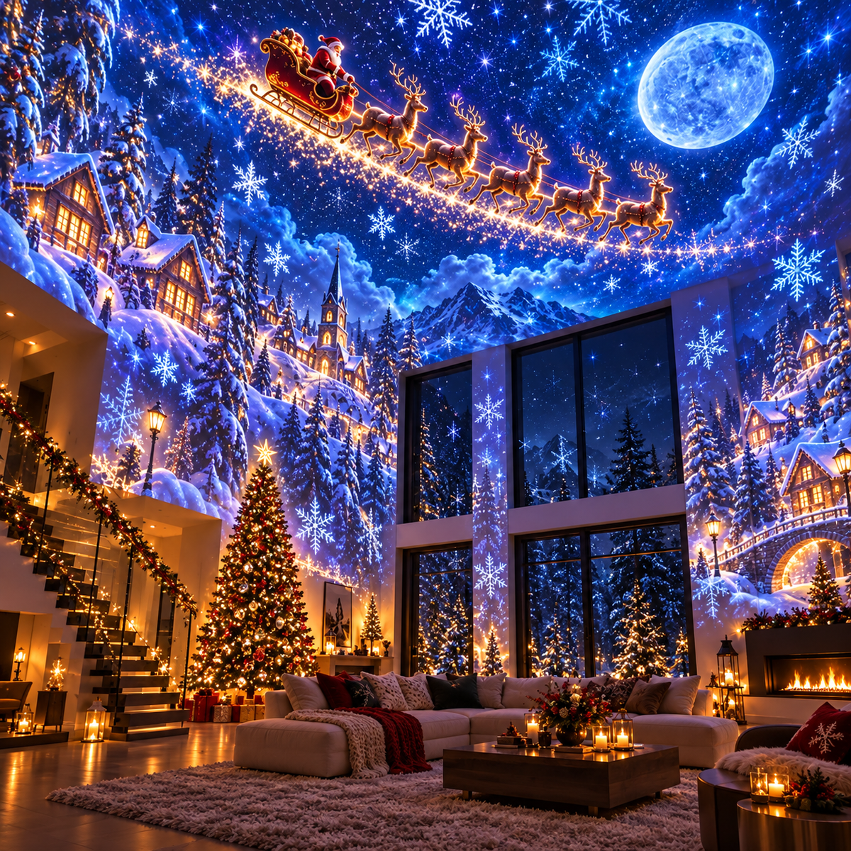 MerryGlow Christmas Projector